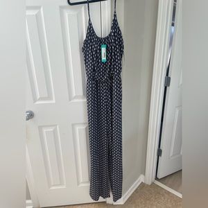 Navy jumpsuit-brand new with tags